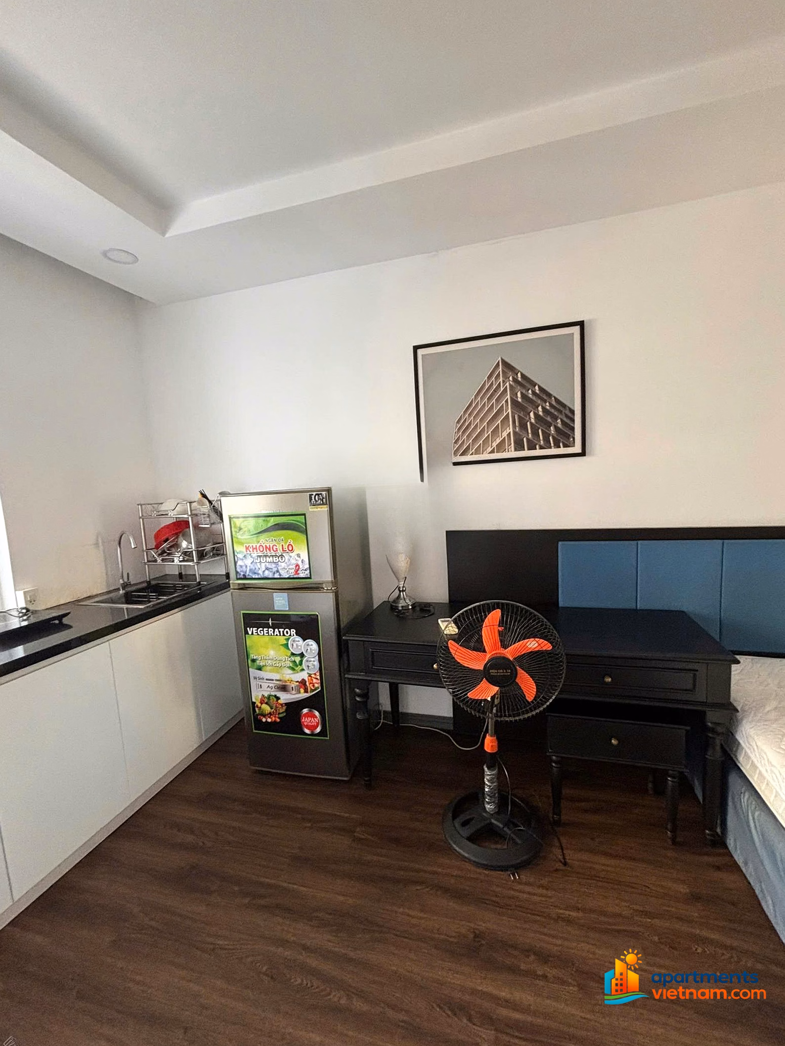 Muong Thanh Vien Trieu studio apartment, Nha Trang, price 8 million/month - 650k/night