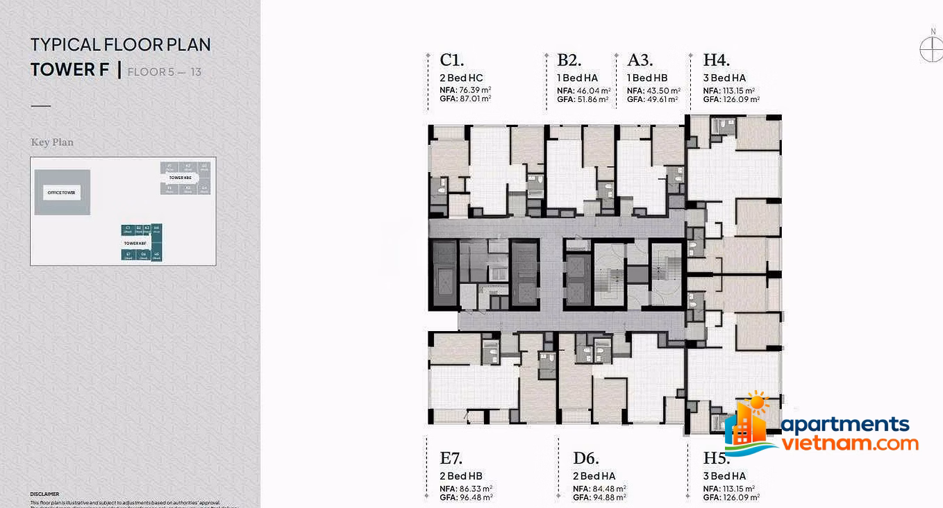 1 Bedroom - 2 Bedroom - 3 Bedroom - Penthouse apartment fund is for sale at The Prime Starlake apartment complex at good prices