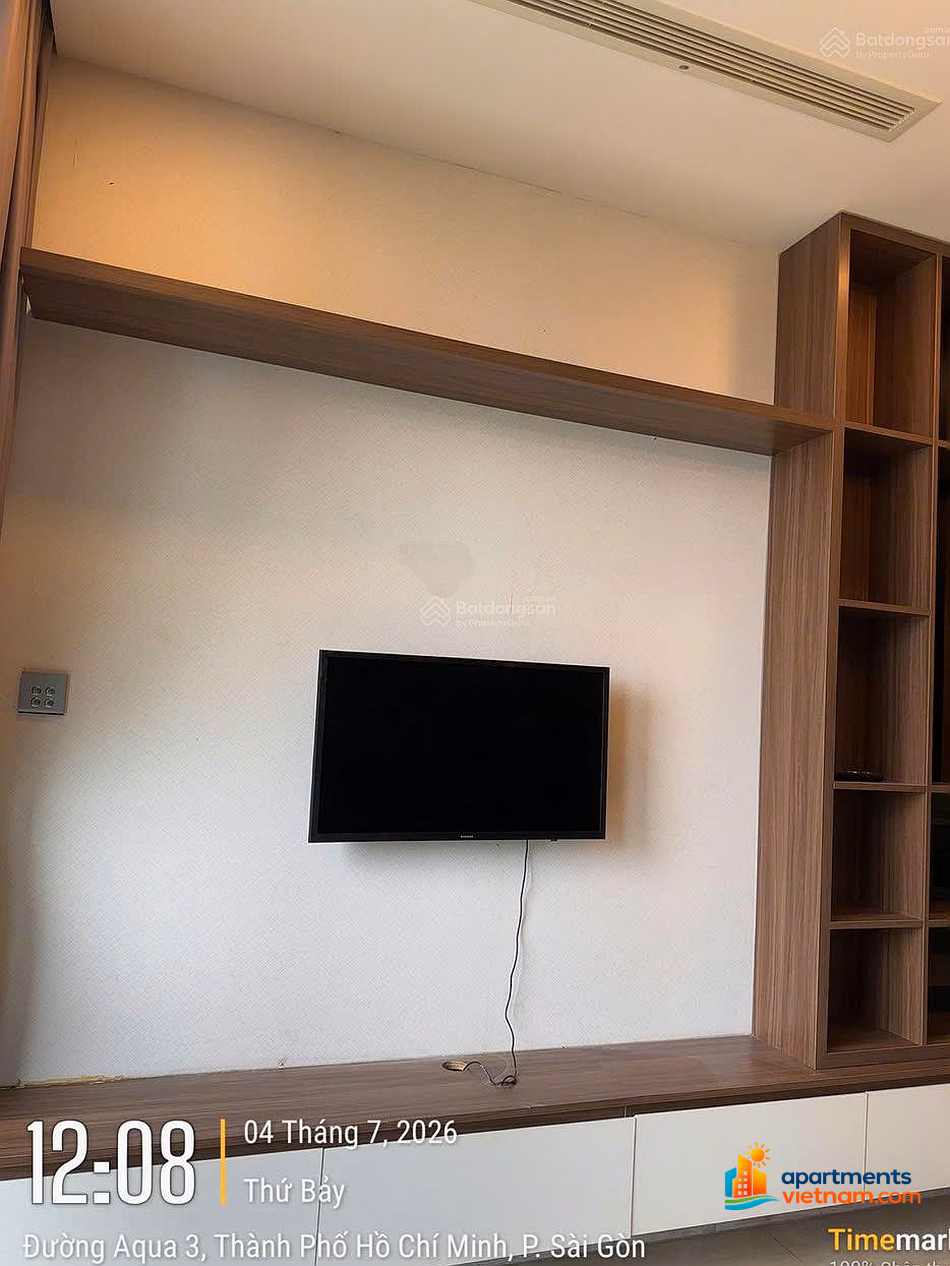 Apartment 50m2 - 1 bedroom - 1 bathroom fully furnished with river view for quick rent for 20 million right away. 0962 966 ***