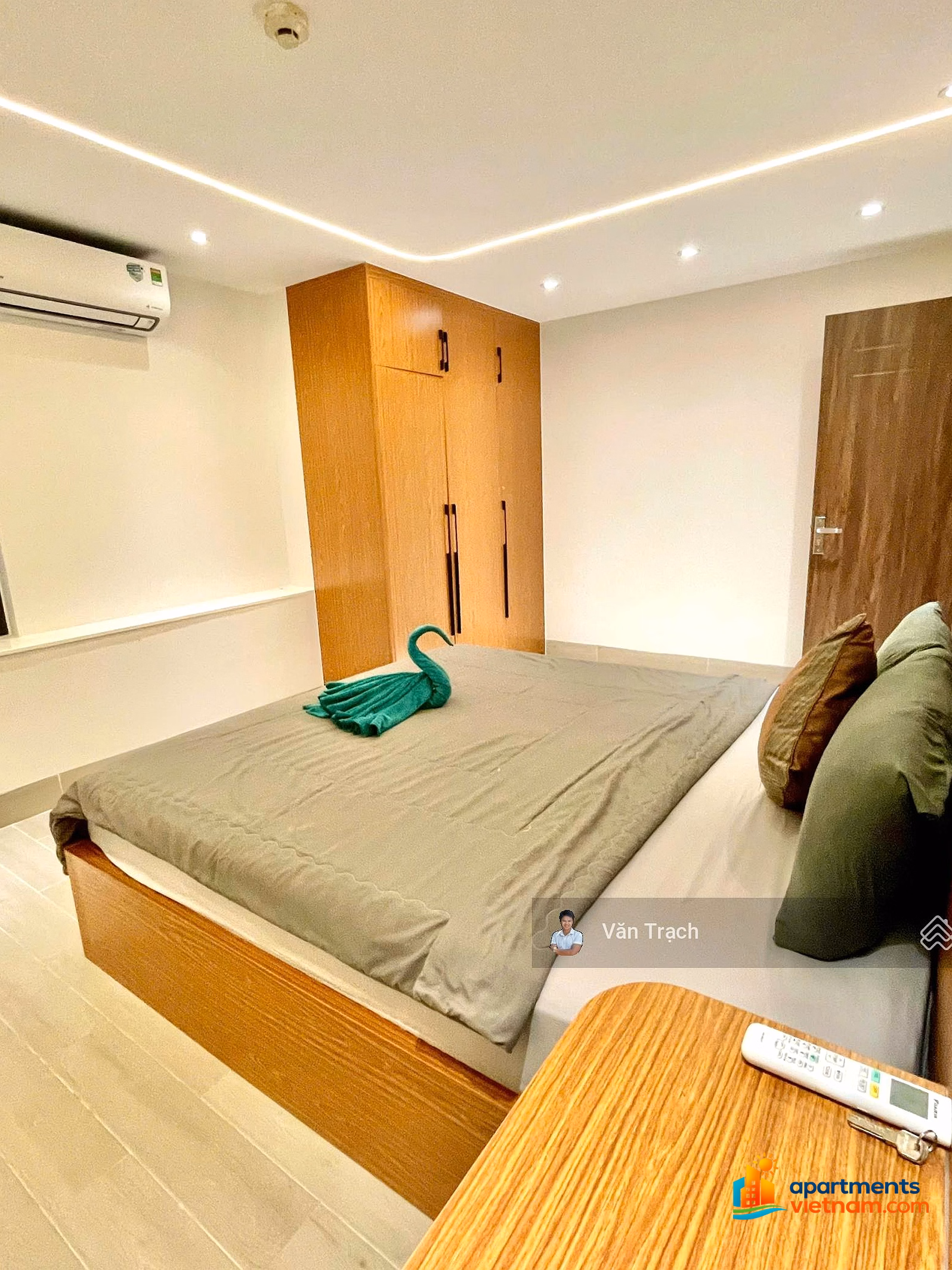 Apartment for rent on Nguyen Thien Thuat Nha Trang Near the Beach, Fully Furnished, New Move In, Price 15 million