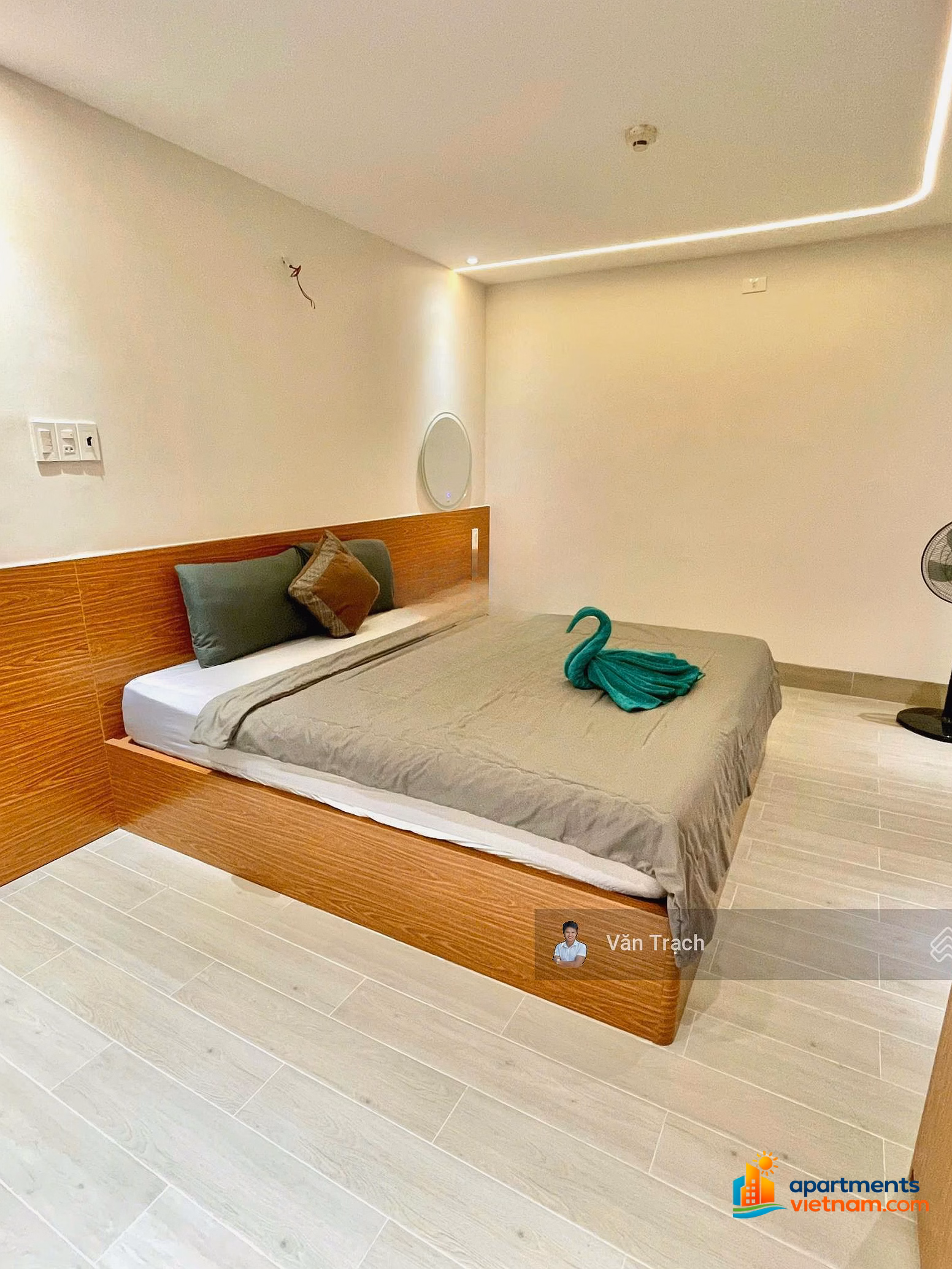 Apartment for rent on Nguyen Thien Thuat Nha Trang Near the Beach, Fully Furnished, New Move In, Price 15 million