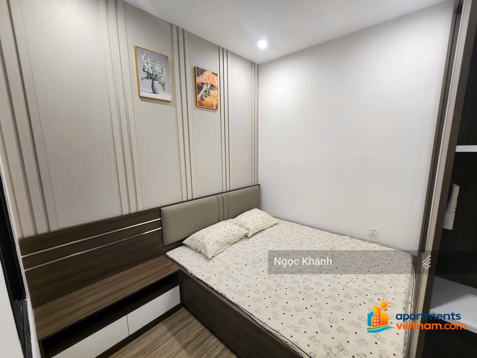 2N1WC apartment only 9 million full luxury furniture, near TechnoPark, view of VinUni