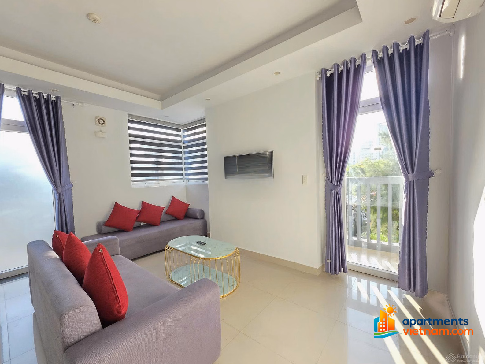 2 bedroom apartment for rent in Harmony Tower Da Nang, fully furnished near My Khe beach, Da Nang