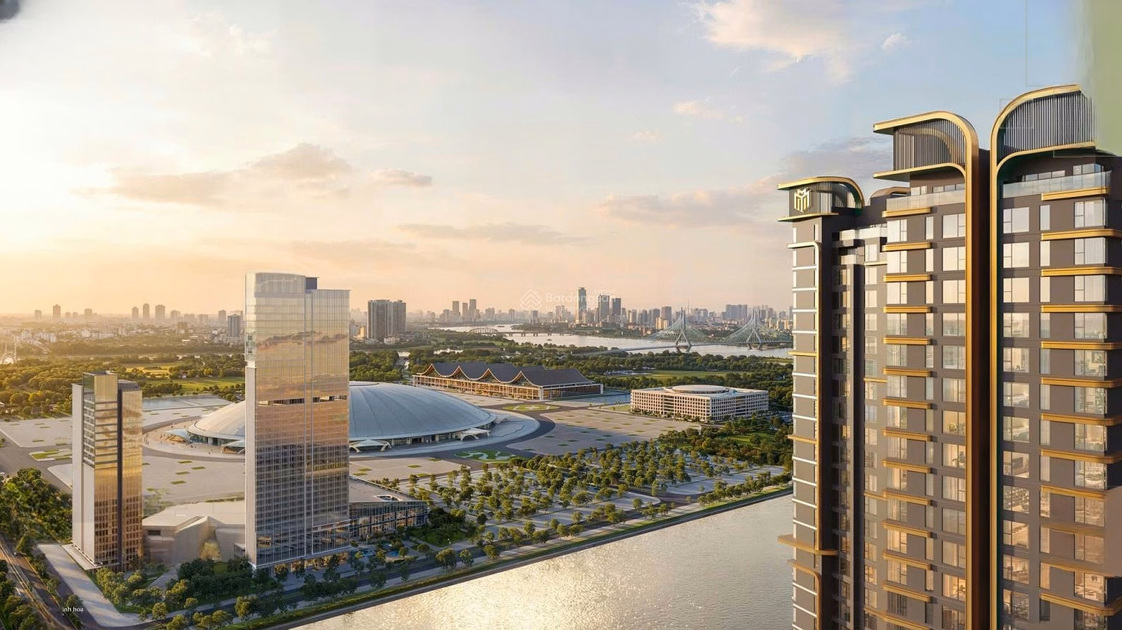 The ultimate luxury apartment fund, buy directly at Vinhomes Co Loa, view exhibition, lake, and Red River