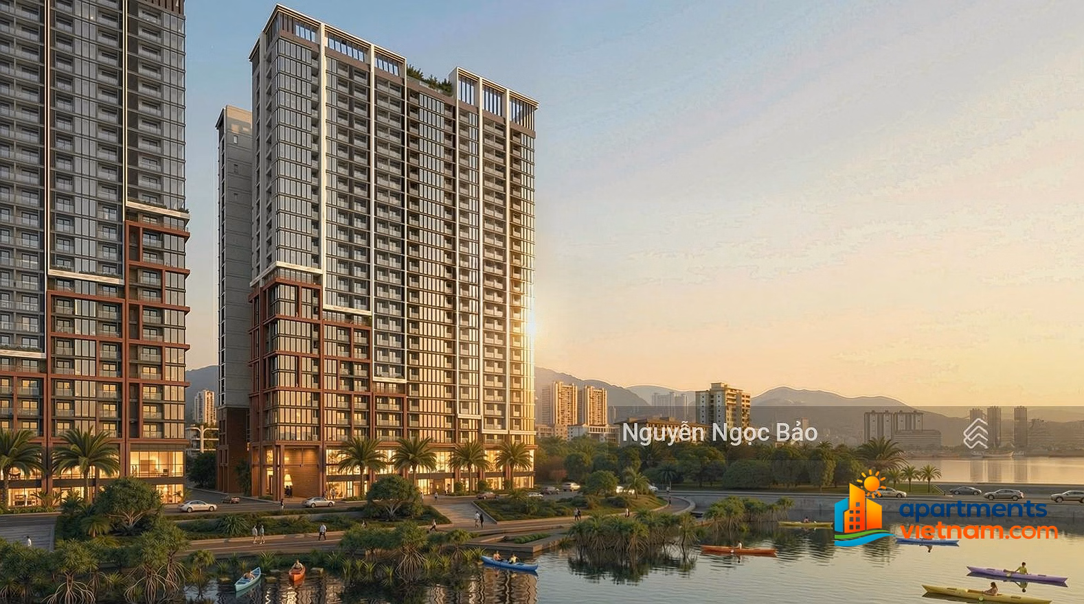 For only 3.2 billion, own a 1-bedroom apartment + Onsen 3 with river view with usable area of ​​54.8m2***