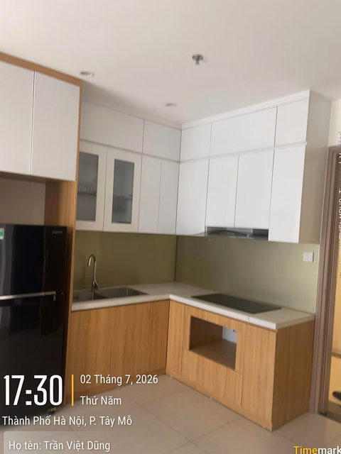 1 bedroom apartment for rent + swimming pool view, airy, can move in immediately, price only 8.5 million/month