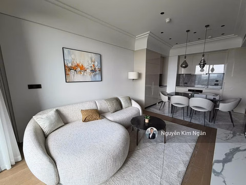 3 bedrooms fully furnished with river view for rent 130 million/month at Sea JW Marriott - Grand Marina building, free of QL