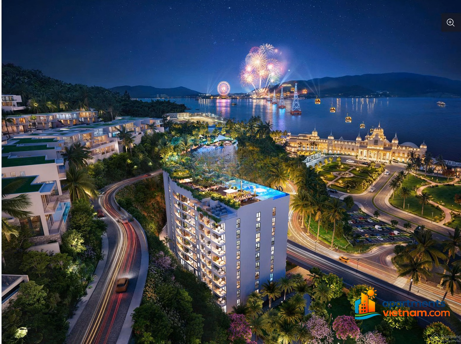 First phase apartment fund with good price on Tran Phu street, Nha Trang Long-term red book Full furniture - Price from 2.8 billion