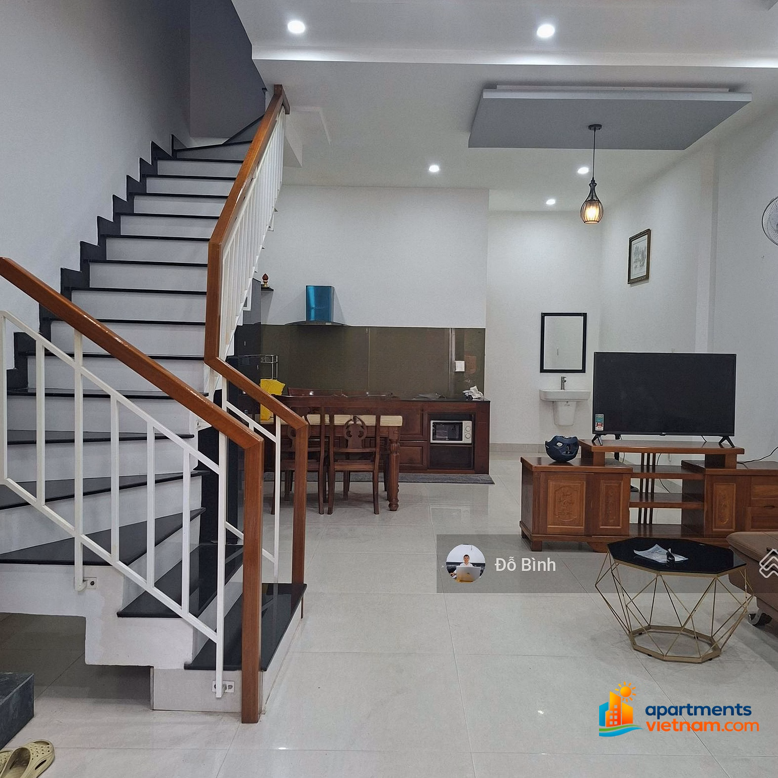 2-storey house for rent on Dinh Van Chap street - 2 rooms - 2 bathrooms - Fully furnished