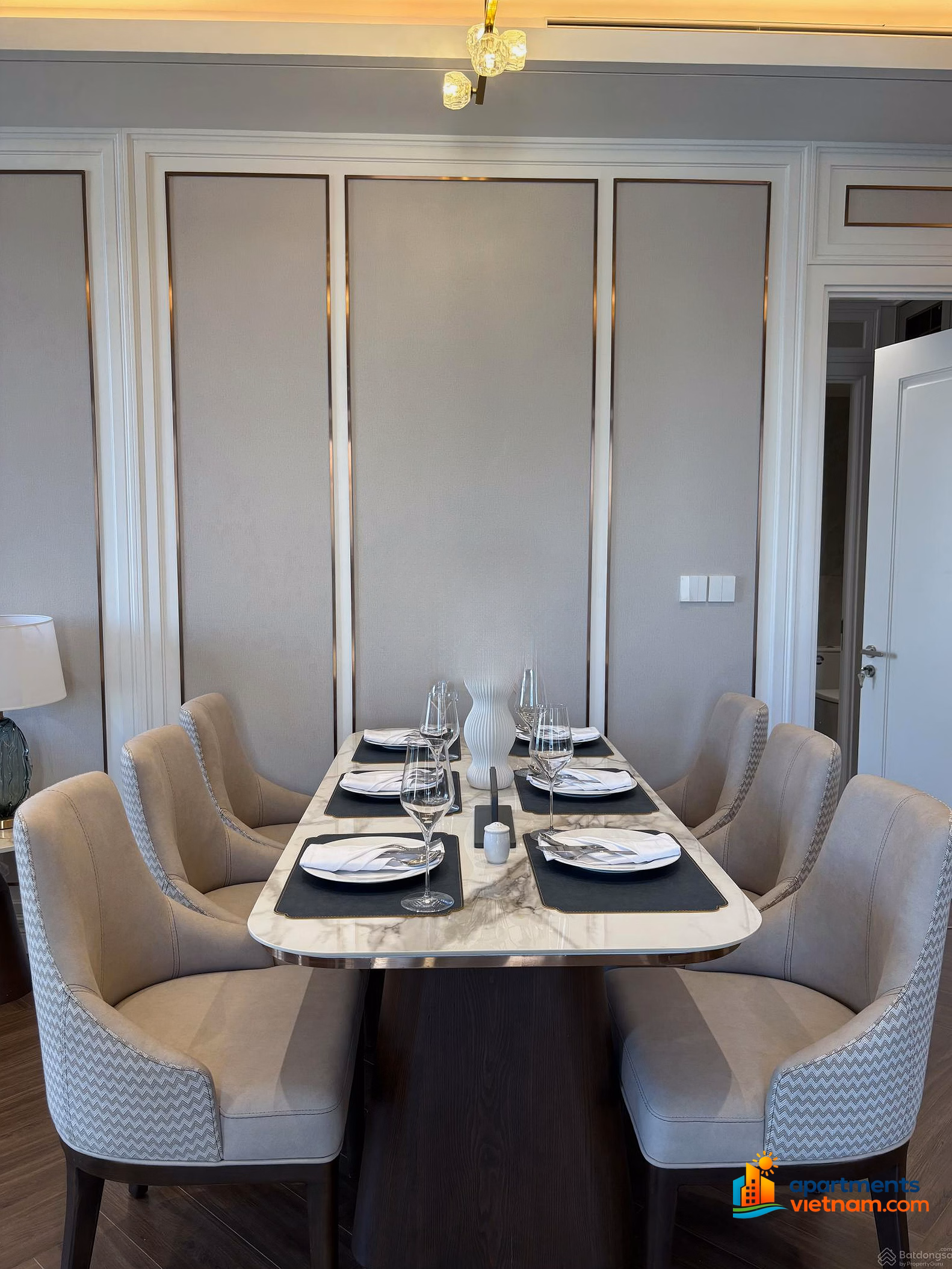 VIP apartment for rent 91m², 32 million/month, beautiful interior, full amenities