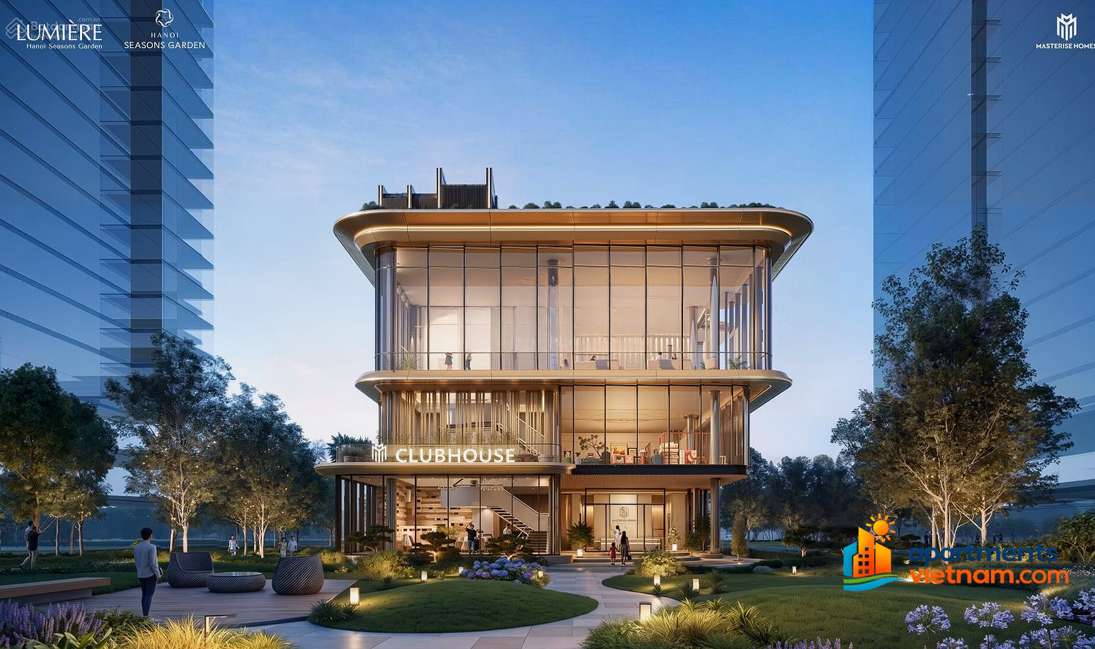 Only 3 diplomatic apartments left at Lumiere Cao Xa La, priced from only 122 million/m² - View of eternal fireworks