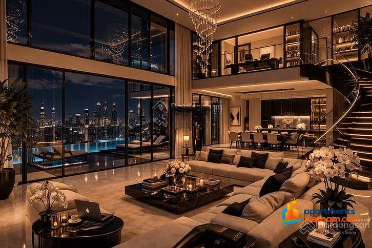 Only 3 diplomatic apartments left at Lumiere Cao Xa La, priced from only 122 million/m² - View of eternal fireworks
