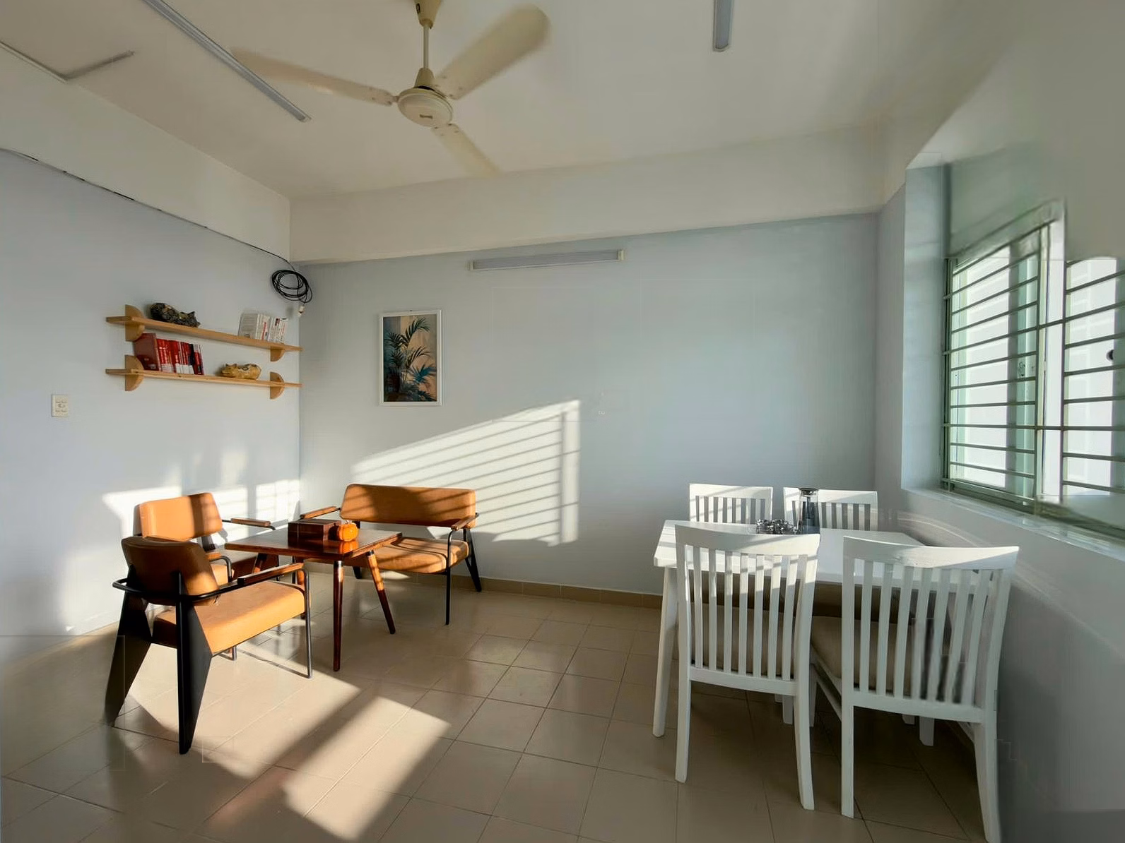 Fully furnished 66m2 apartment for rent at Phu Tho Apartment, District 11, near Phu Tho Gymnasium park