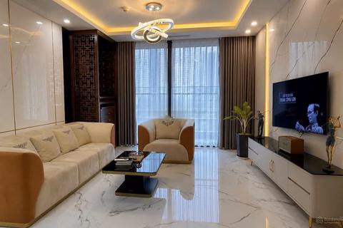 Apartment for rent S6 Sunshine City 2 bedrooms full of high-class furniture - Price 19 million