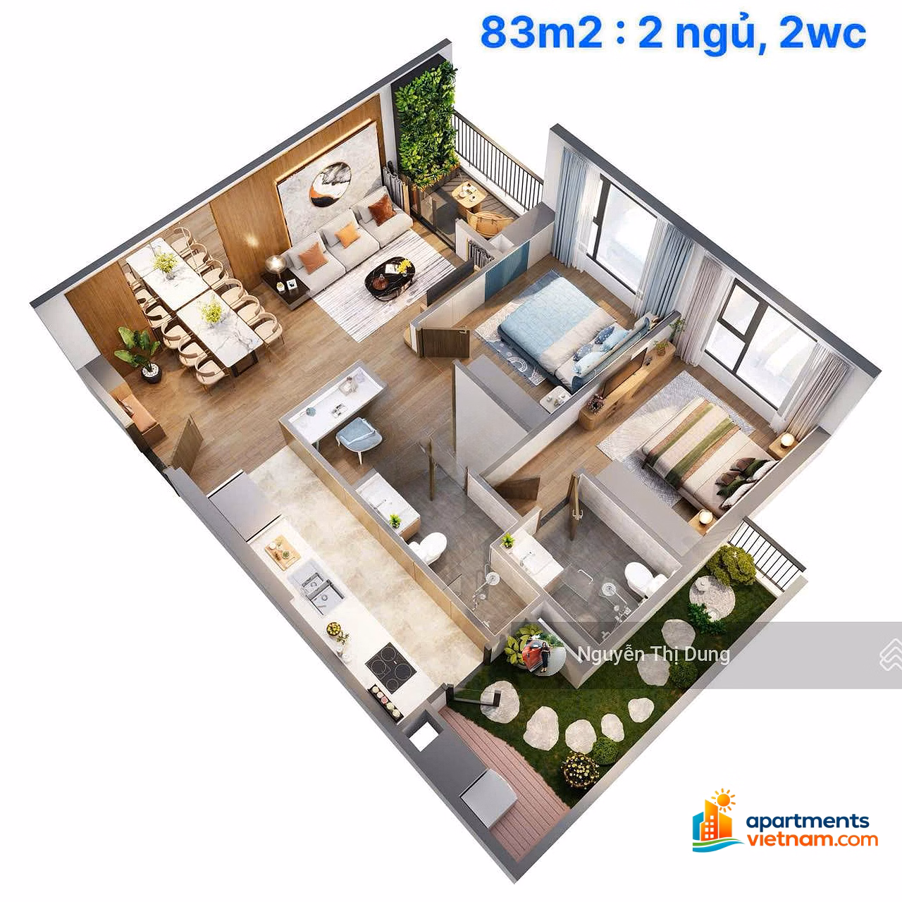 Wisteria good price transfer apartment fund - Only from 5.8 billion - Bank support - Already have books