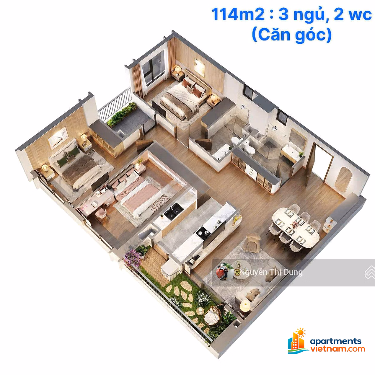 Wisteria good price transfer apartment fund - Only from 5.8 billion - Bank support - Already have books
