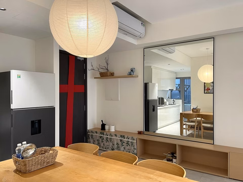 Celesta Rise luxury apartment for rent: 2 bedrooms, 2 bathrooms, area 80m², free all utilities - Nha Be