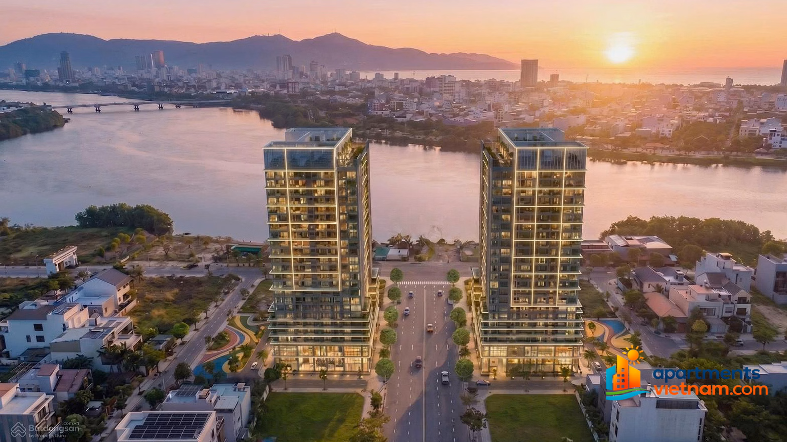 S-LIGHT TOWER FIRST-LEVEL VIP APARTMENT IN HOA XUAN, CART WITH DIPLOMATIC RIVER VIEW LIMITED QUANTITY NOW BATCH 1