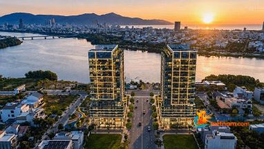 Studio apartment with 2 river views, straight price 1,950 billion - S-Light Da Nang - Investor Sun Group