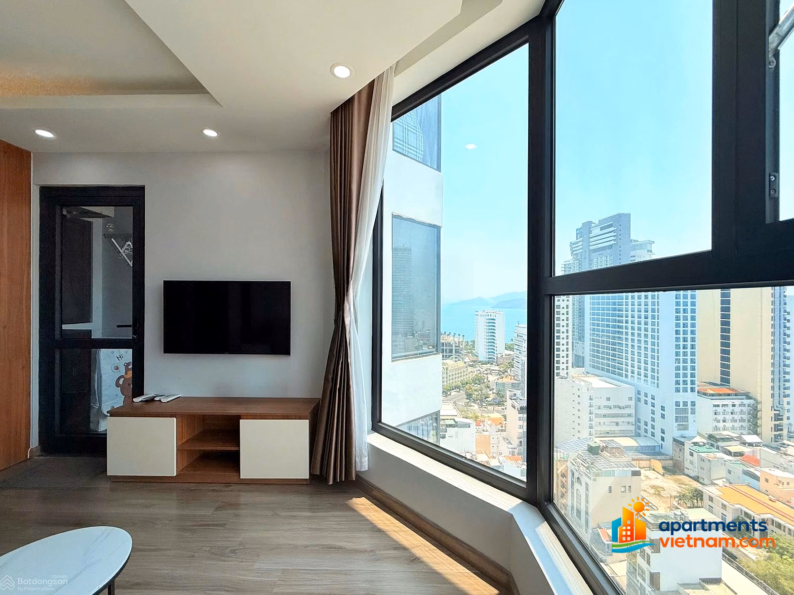 2 bedroom apartment for rent with sea view and fireworks view at HUD Building