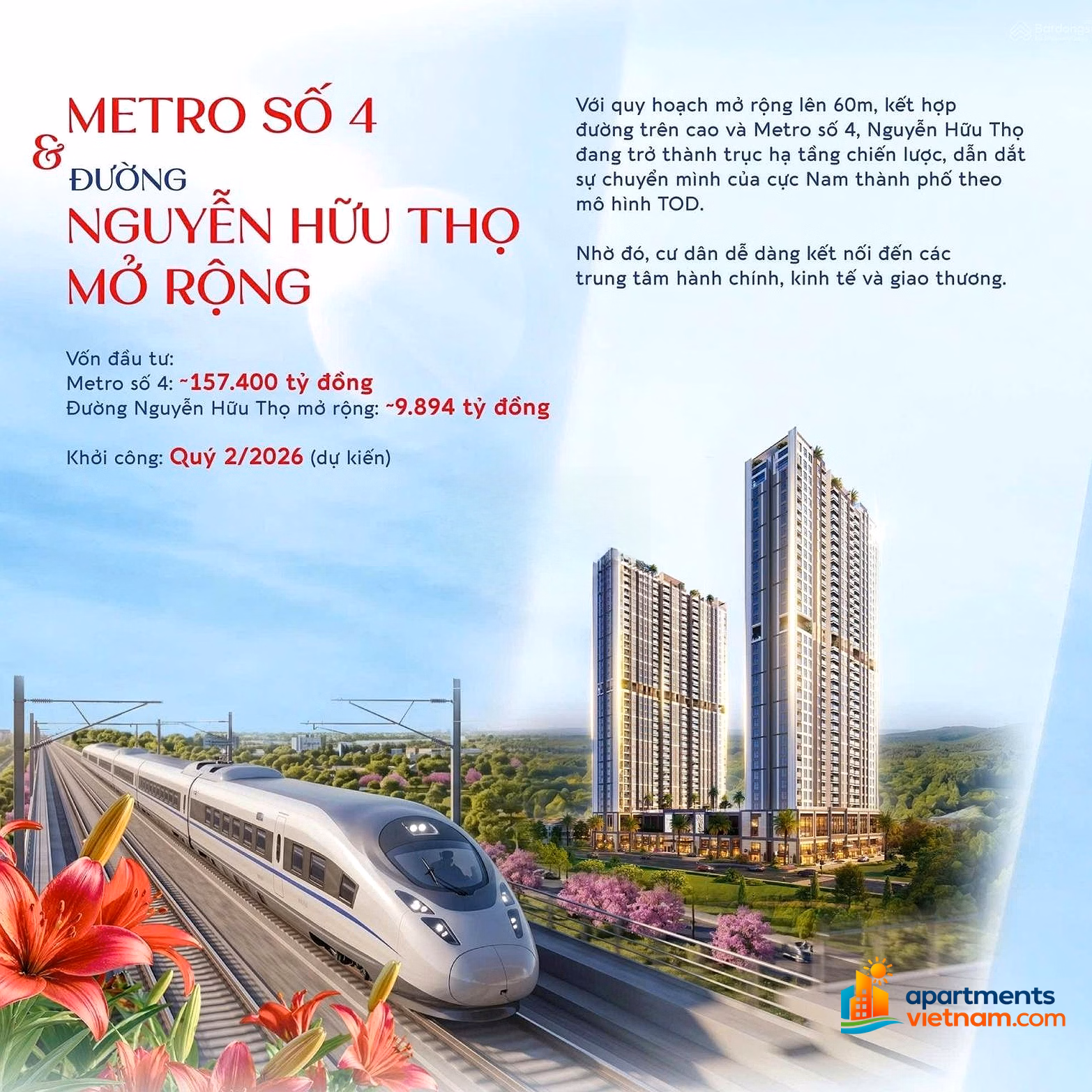 Living like Paris in the heart of Saigon South - Relaxed policy with discounts up to 11%++
