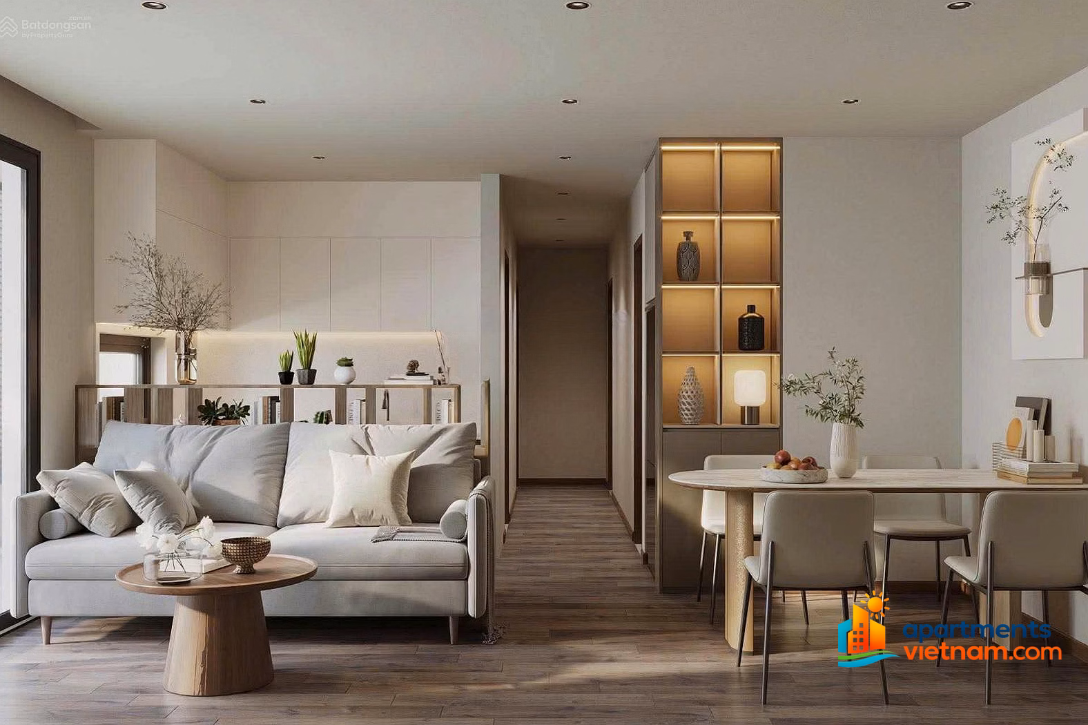 3-bedroom corner apartment for rent at FPT Plaza 3, 74m2, full luxury furniture, high floor with sea view, only 18 million/month