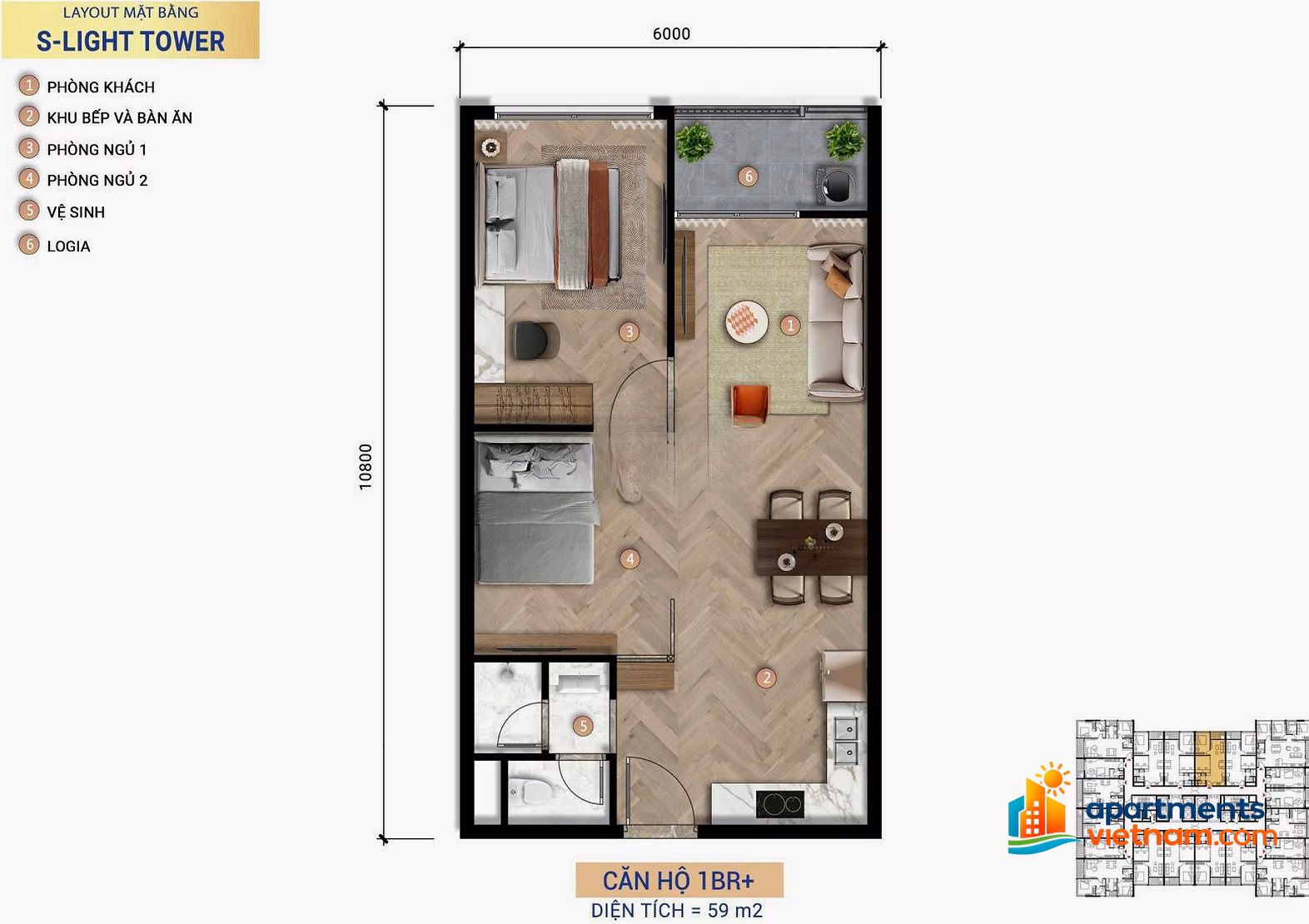 Open sale phase 1 of S-Light Tower: Own an apartment with Han River view, DIFF fireworks - Original price of Investor