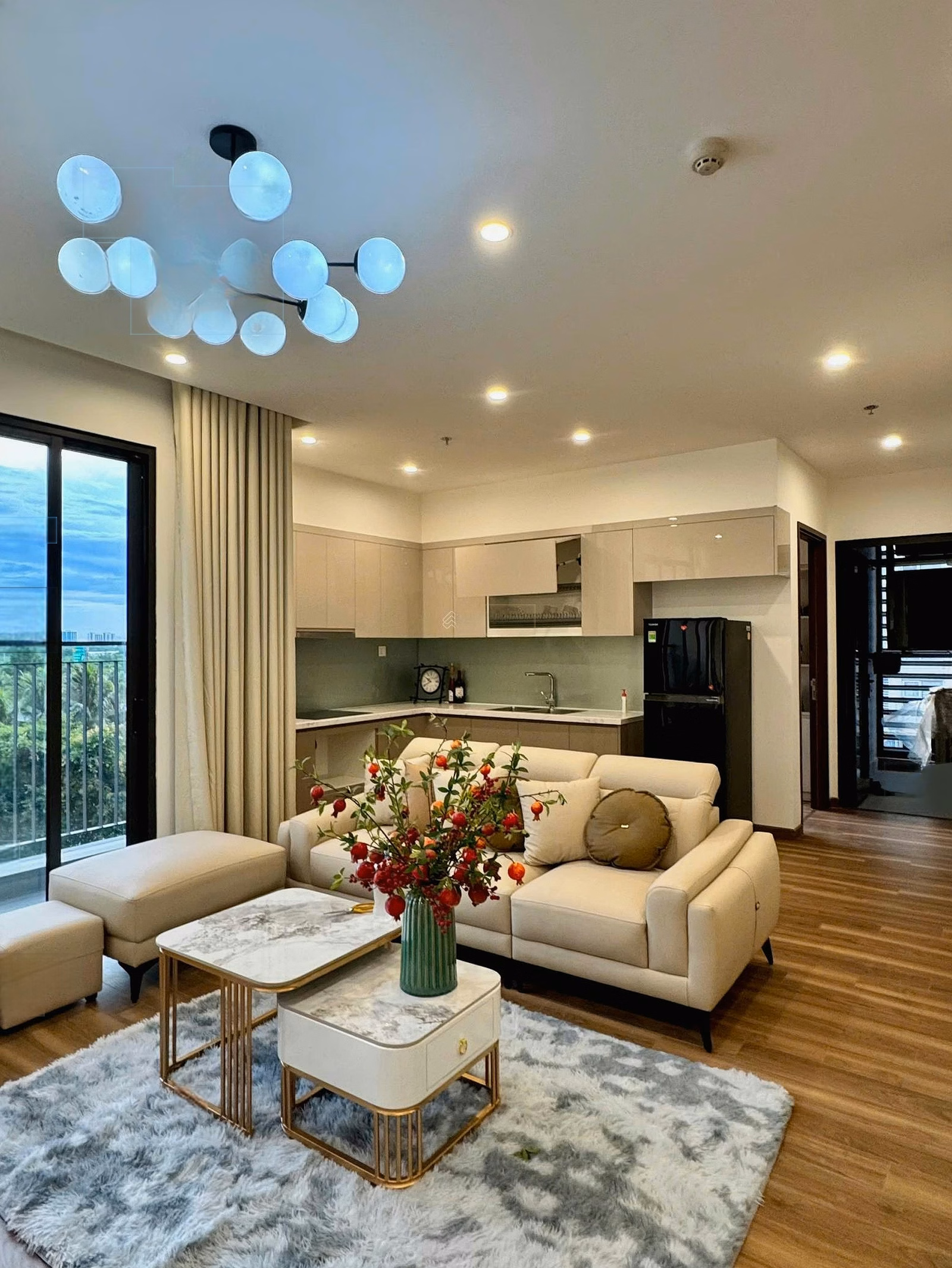 3 bedrooms, Zurich 3 building, fully furnished, just set up - 20 million, ready to move in immediately