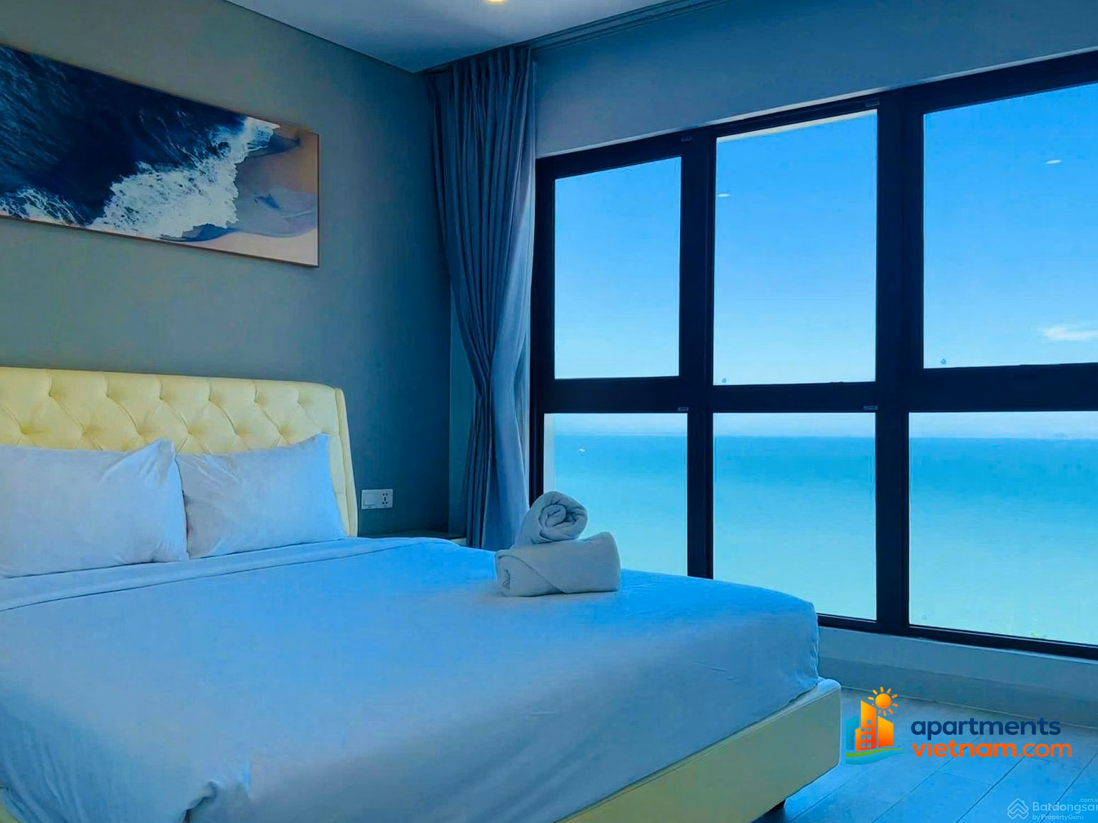 Apartment with sea and city view - Only 150m from the beach - Full handover of high-class furniture