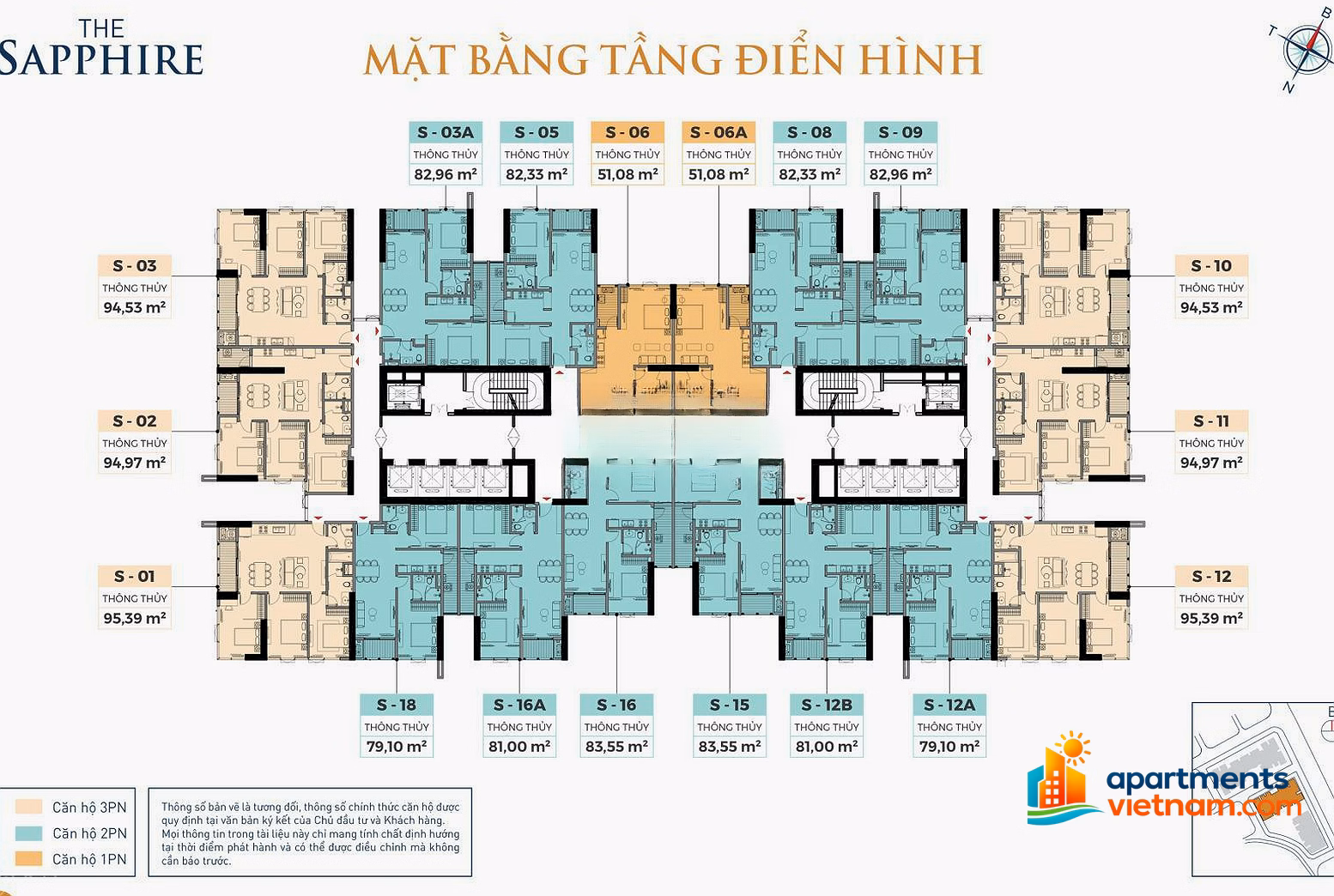 Long-term red book apartment - Only 5.4 billion 2-bedroom apartment about to be handed over - Free full furniture package