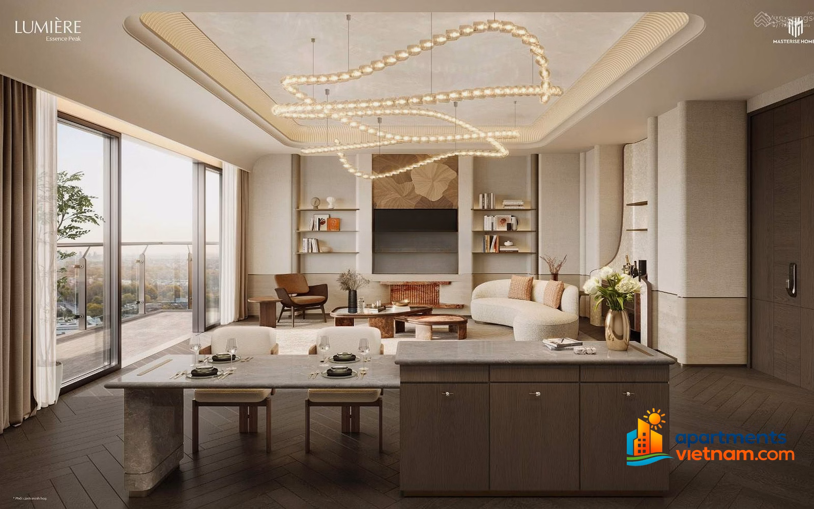 OWN AN APARTMENT WITH CENTRAL LAKE VIEW IN THE CENTRAL RED RIVER VILLA | LUMIÈRE ESSENCE PEAK