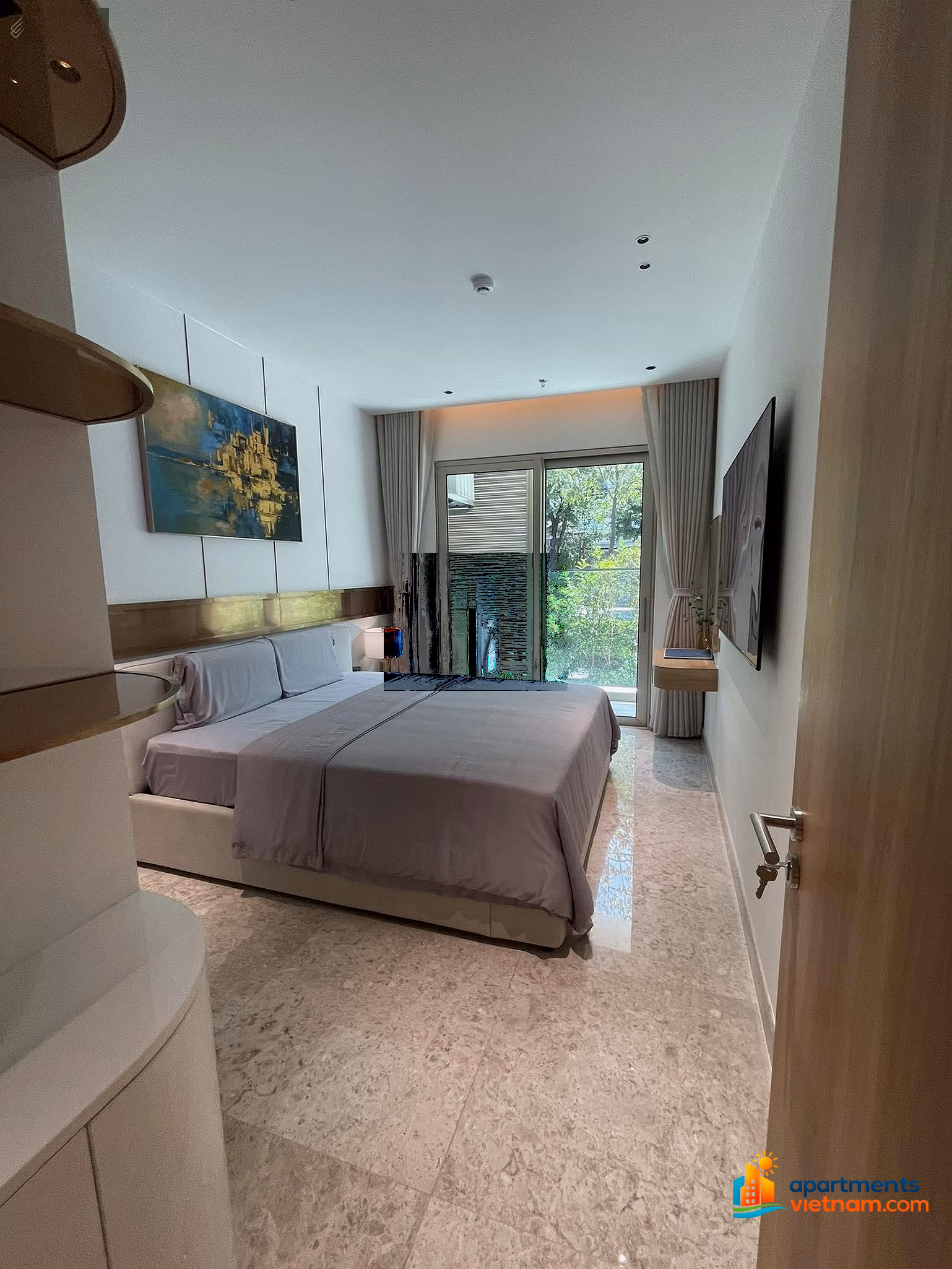 Apartment 2 bedrooms, 2 bathrooms, 3.8 billion, fully furnished, good price I along the Han River, long-term ownership, Peninsula Da Nang