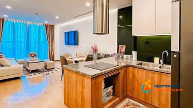 Rare item, 3 bedroom apartment for rent, area 140m2. View of Han River, beautiful interior. The owner is kind
