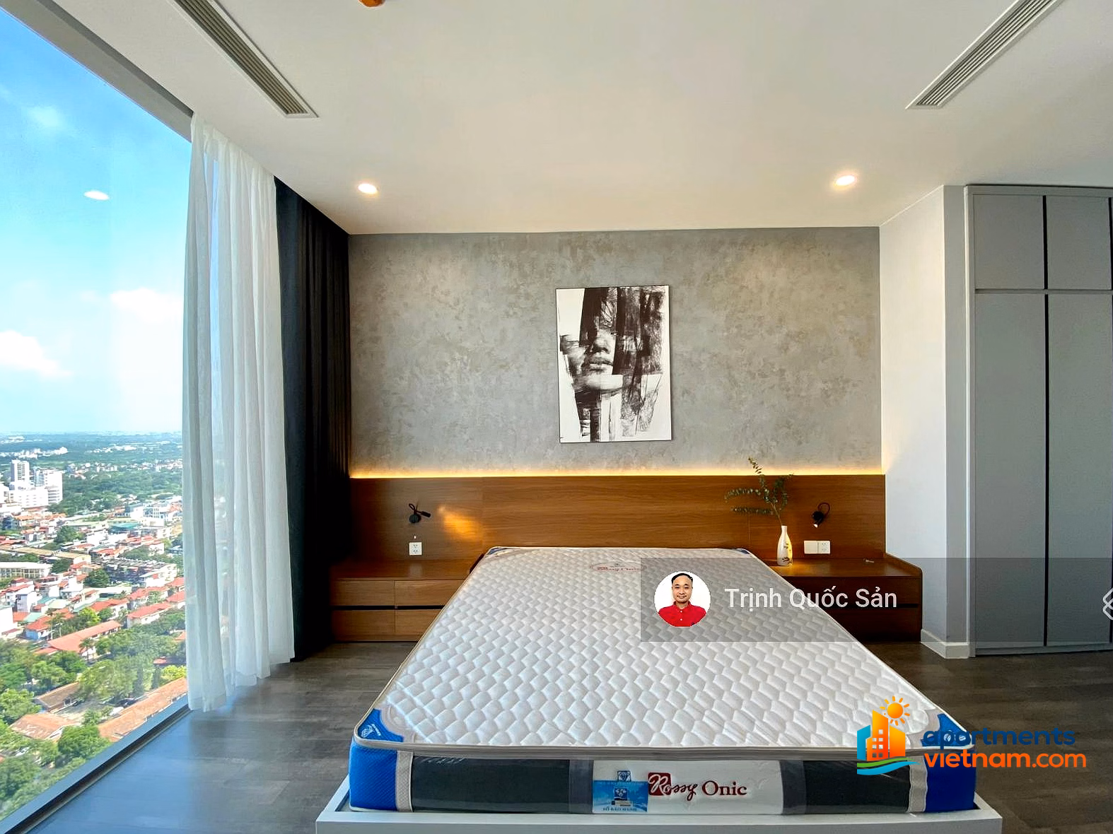 Good price. Many apartments for rent at The Nine, 2 - 3 bedrooms, from 18 million, fully furnished, contact: O,971,342,965