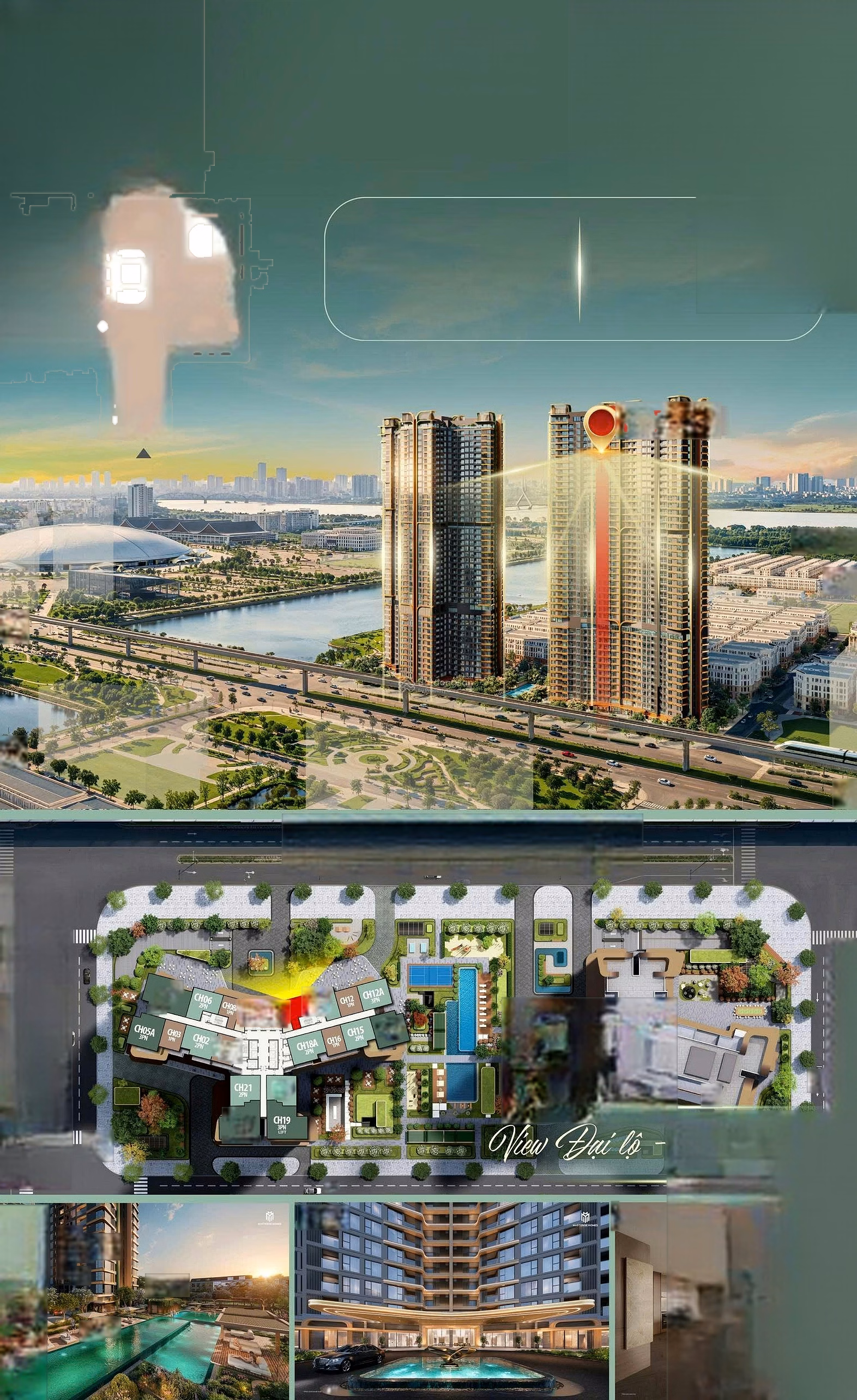 1 bedroom Essen, high floor in the Northeast, cool view of Co Loa, metro, price over 4 billion. Contact 0962 284 ***