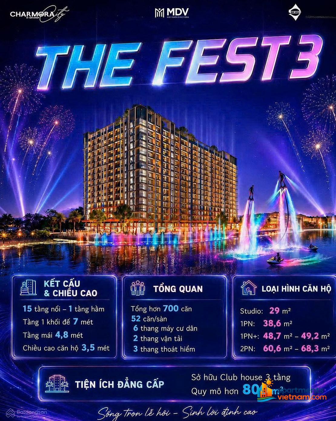 Booking 50 million The Fest 3 of Festival Island - Charmora City