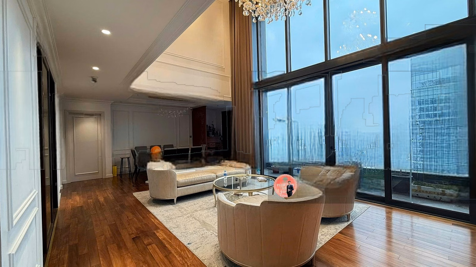 VIP duplex N01T6 Han Jardin for rent of the Diplomatic Corps, as shown in the picture, 252m², facing south