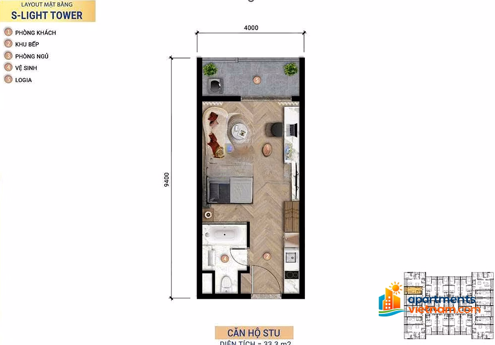 Super nice diplomatic apartment block S - Light with Han River view, fireworks view, sea view, good price