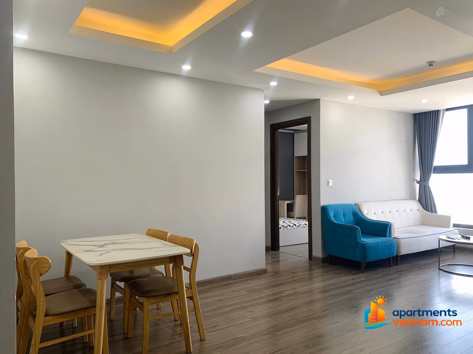 HUD Building apartment for rent at 04 Nguyen Thien Thuat, Nha Trang, 2 bedrooms, high floor