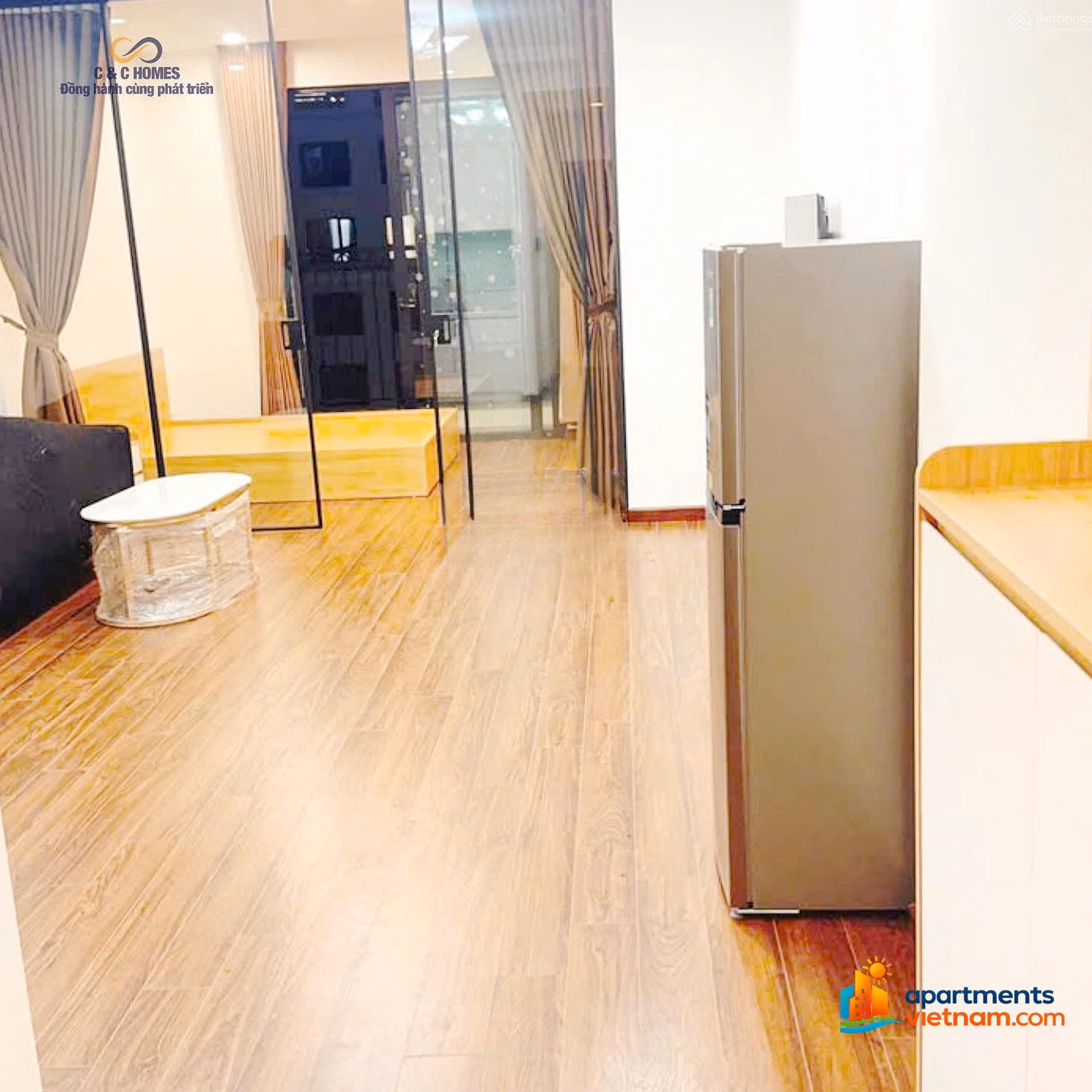 Times City 1-bedroom apartment for rent, priced at 11 million VND/month, move in right away as shown in the photo