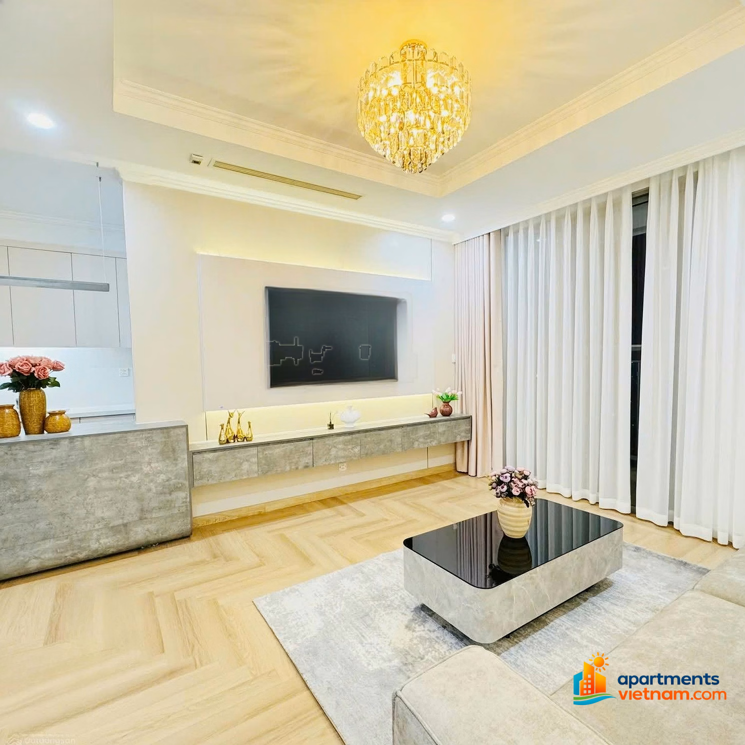 3 bedroom apartment for rent in Vinhomes Times City - Park Hill for 20 million/month, move in immediately