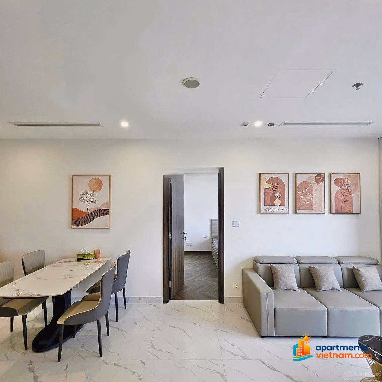 2 bedrooms fully furnished for rent at The Opus One for only 16 million/month at Vinhomes Grand Park District 9
