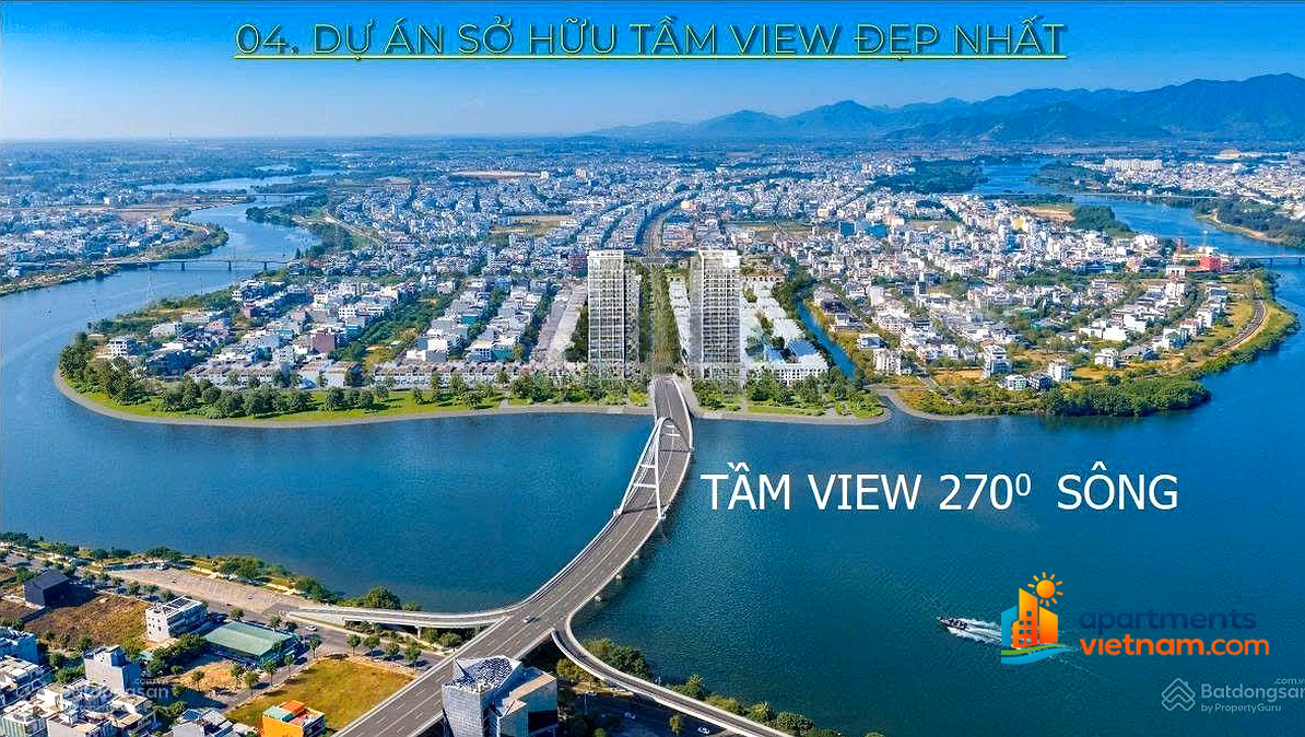 S-Light apartment with direct view of Han River, sea, fireworks - The only diplomatic basket from Sun Group