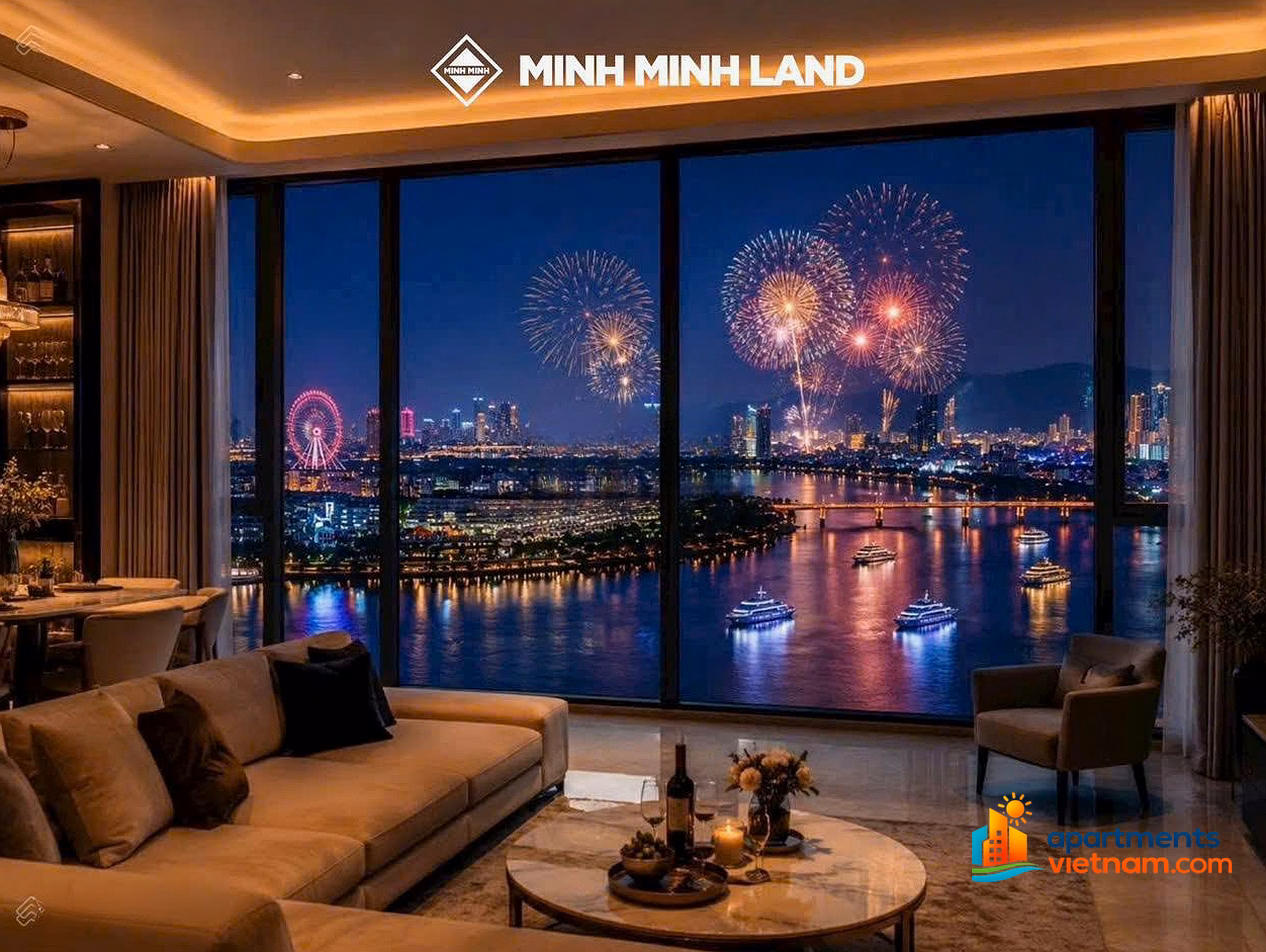 S-Light apartment with direct view of Han River, sea, fireworks - The only diplomatic basket from Sun Group