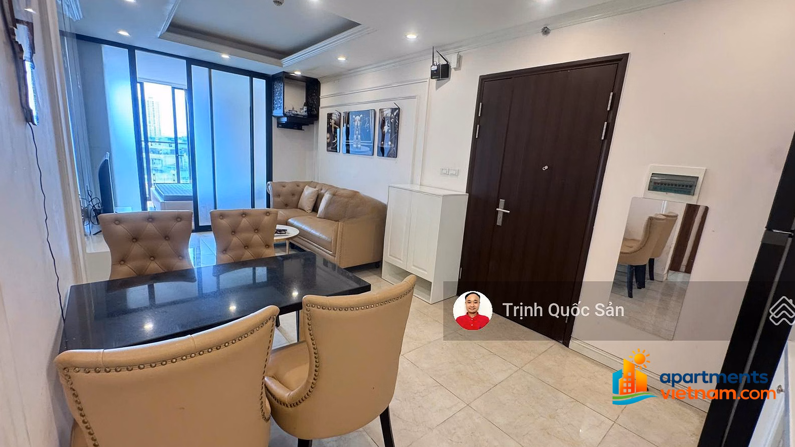 Center Point for rent at 110 Cau Giay, 2 bedrooms, 55m2, fully furnished, 14 million/month, come in immediately. 0971 342 ***