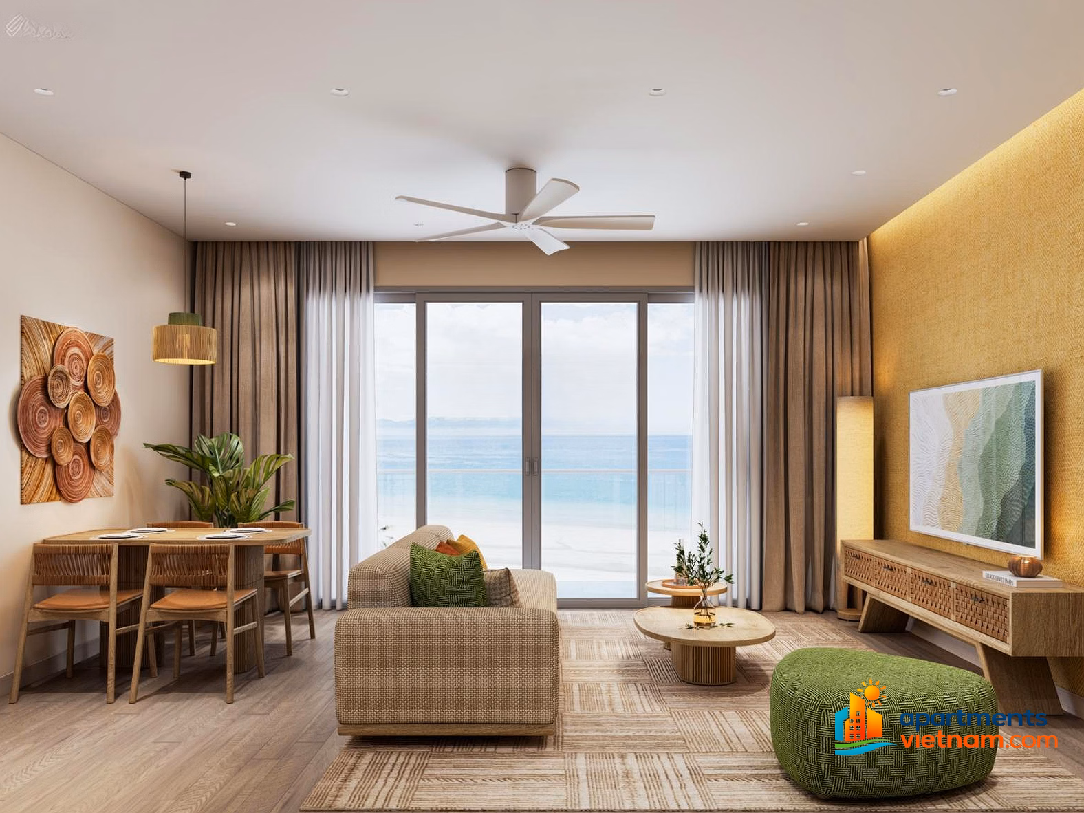 4 billion 8 CH 2 bedrooms Onsen 3 Charmora City Sun Group Nha Trang, loan support - principal interest grace period of 30 months