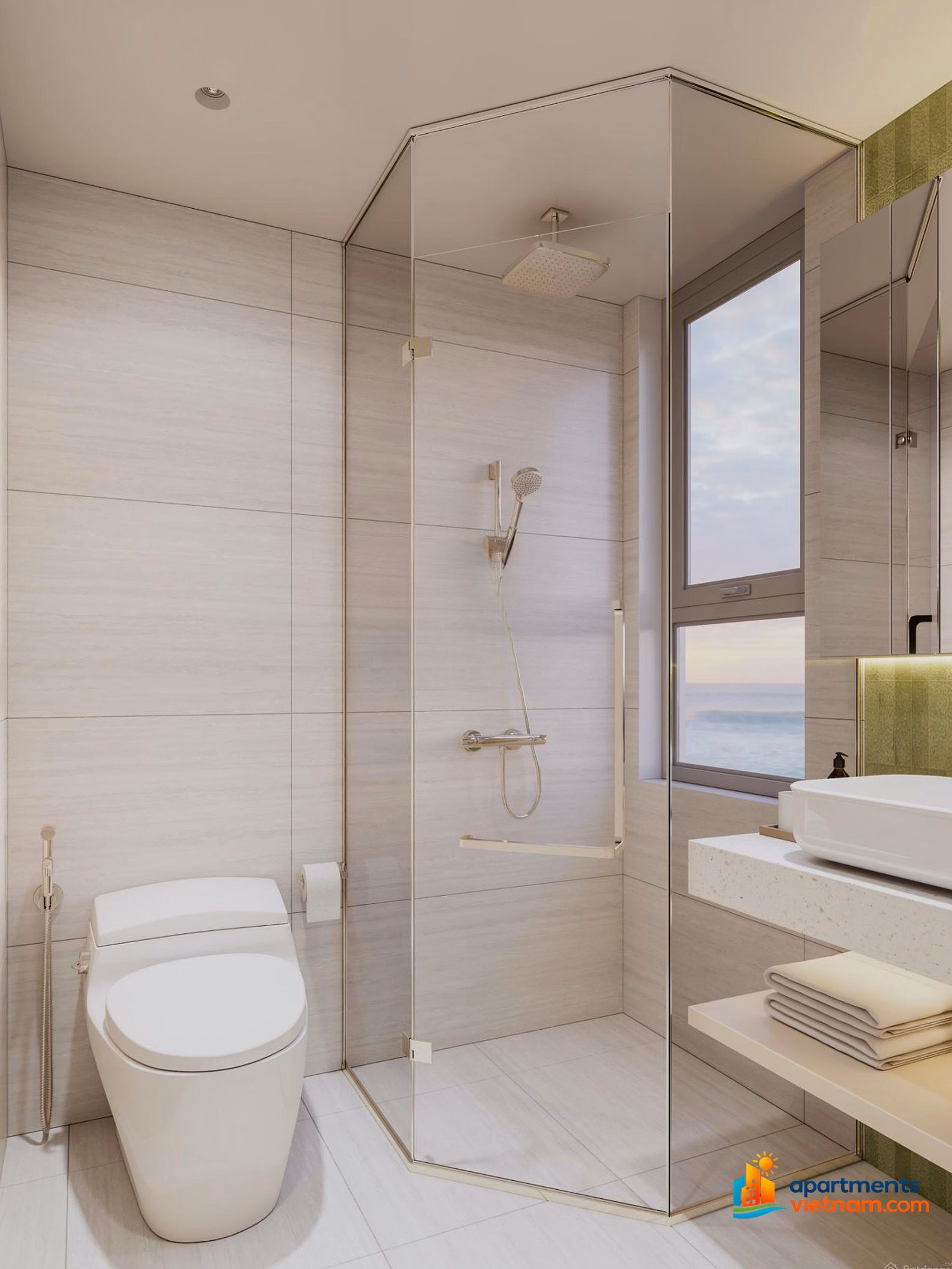 4 billion 8 CH 2 bedrooms Onsen 3 Charmora City Sun Group Nha Trang, loan support - principal interest grace period of 30 months