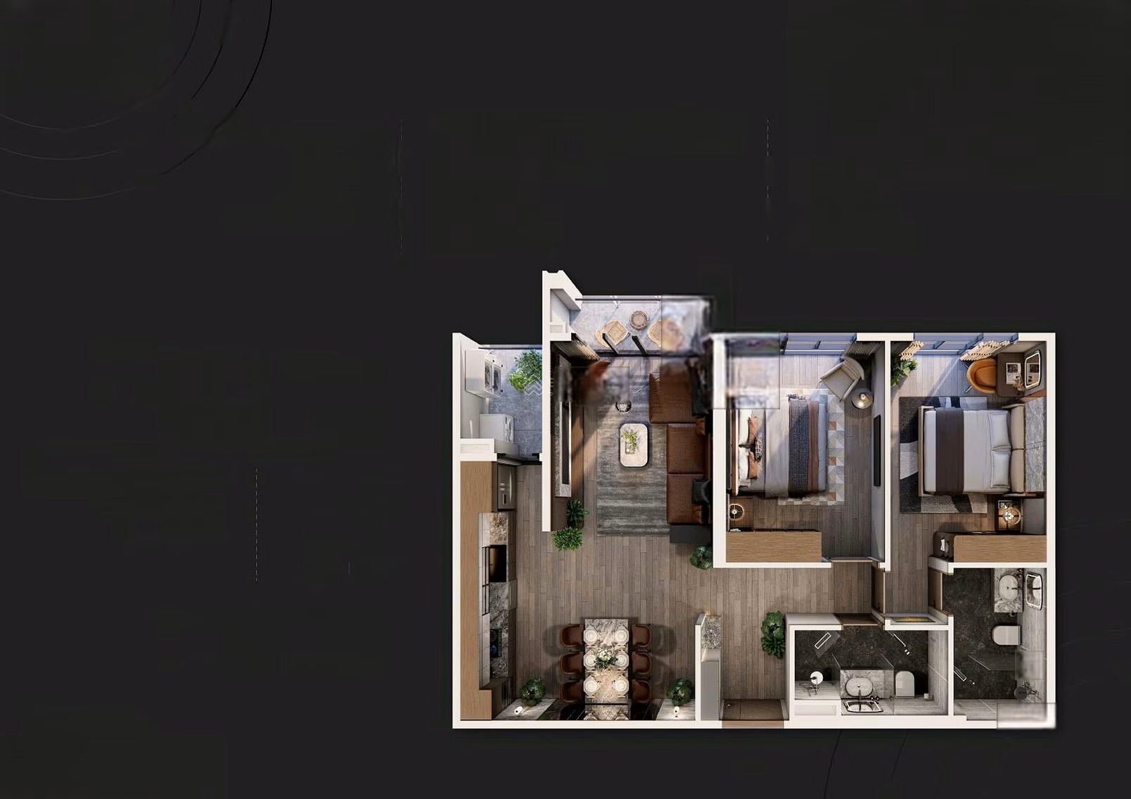 Fund for transfer of 1-bedroom, 2-bedroom, 3-bedroom, 4-bedroom apartments with good market prices - 0% interest rate support for 30 months