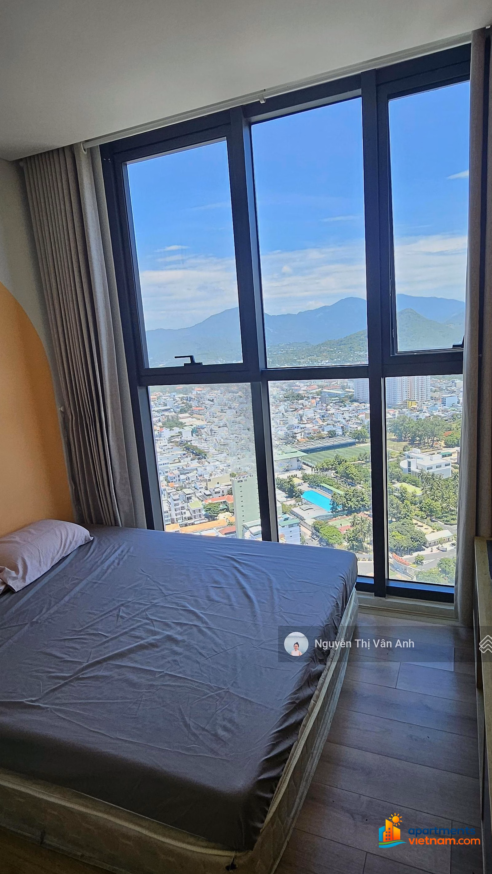 Selling apartment 2 bedrooms+, 2 bathrooms 75m², high floor, northeast balcony at Scenia Bay Nha Trang building for only 6.3 billion
