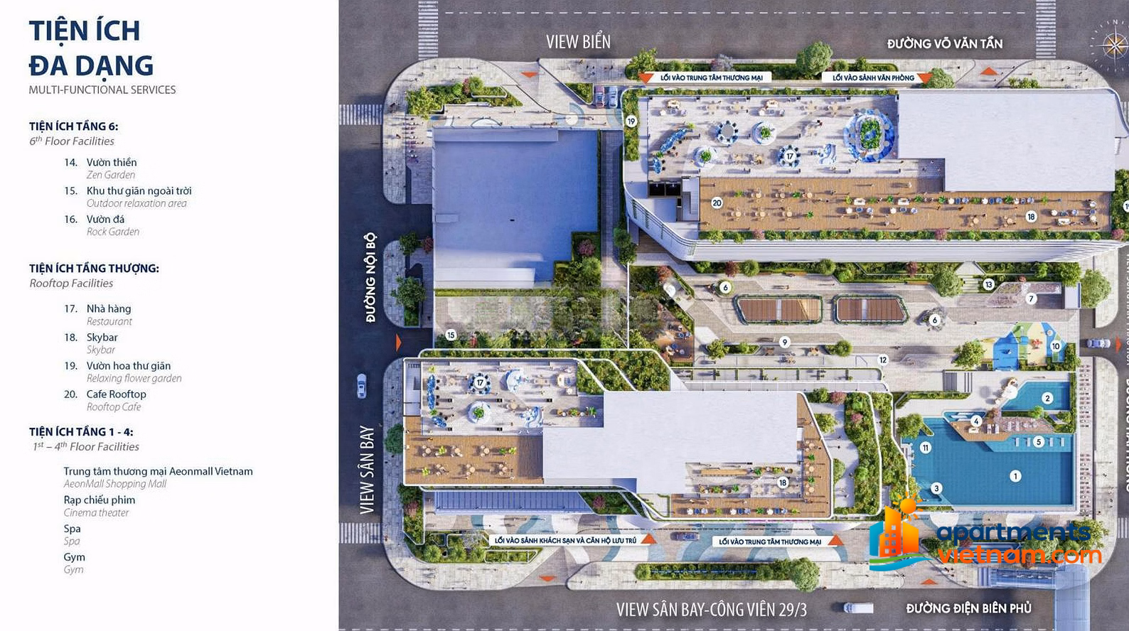 Selling TTC Plaza apartment in Danang - On AEON MALL - From 2.3 billion - Ready to hand over